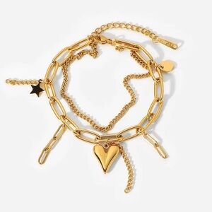 18K Gold Plated Bracelet - Gold Jewelry